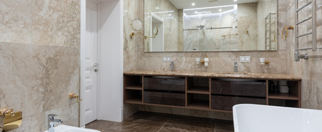 New Bathroom Installation Cork 11 shelves