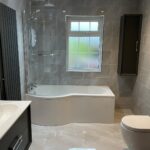 bathroom tiling in a residential renovation project in Ireland