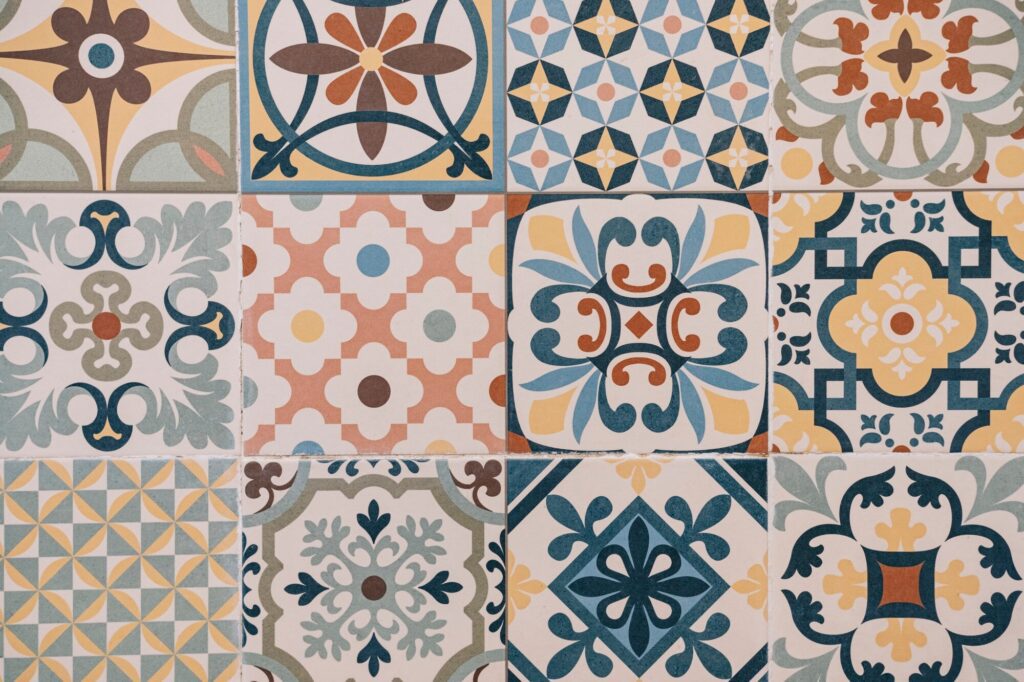 Your Complete Guide to Floor Tiles 4 different pattern tiles
