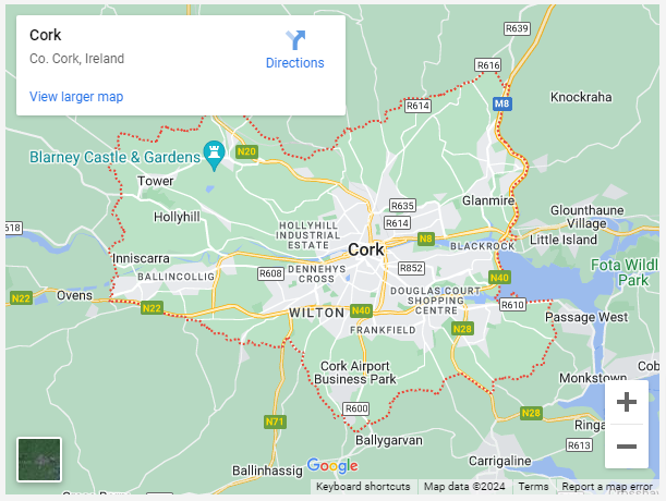 Your Go-To Renovation Builders in Cork 2 cork map Your Go-To Renovation Builders in Cork
