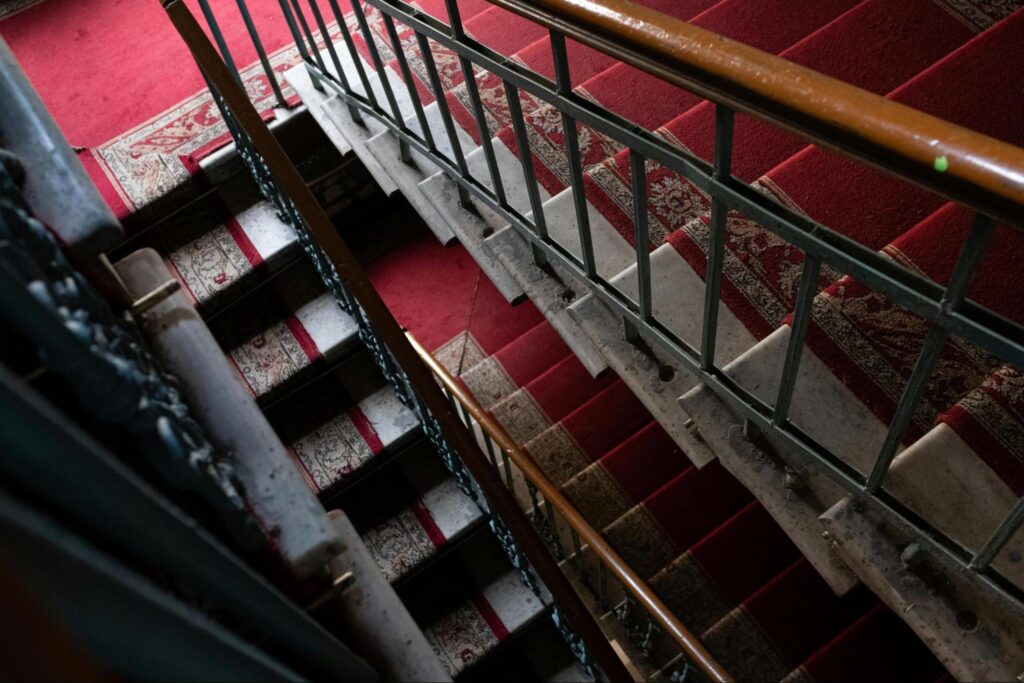 10 Stylish Stair Carpet Ideas 2 Stairs with a red carpet on them