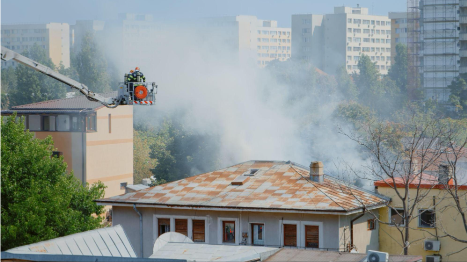 Fire Safety Considerations for Home Renovations in Ireland 3 a house on fire